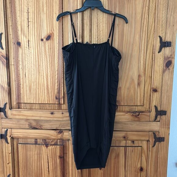 Zenobia Tiered Little Black Dress - Picture 4 of 5